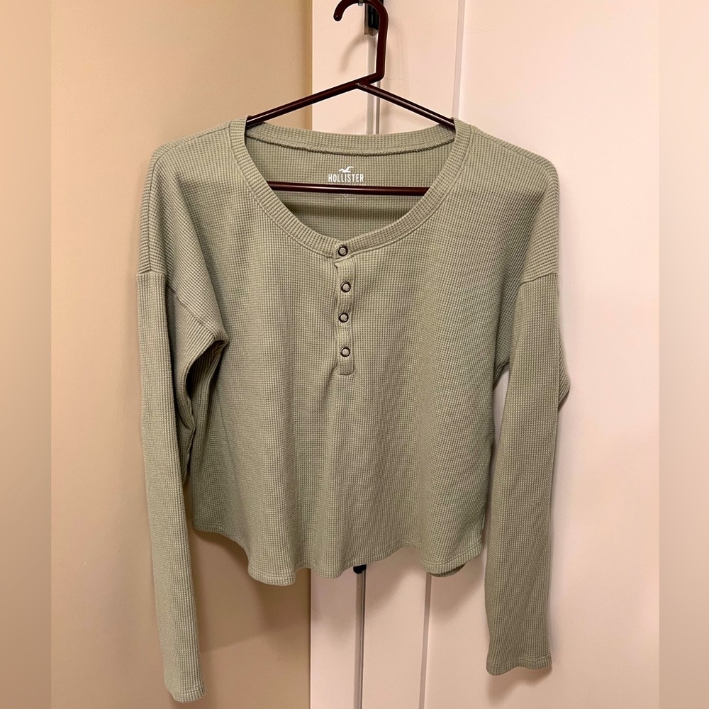 Hollister Cotton Long- Sleeve Jersey